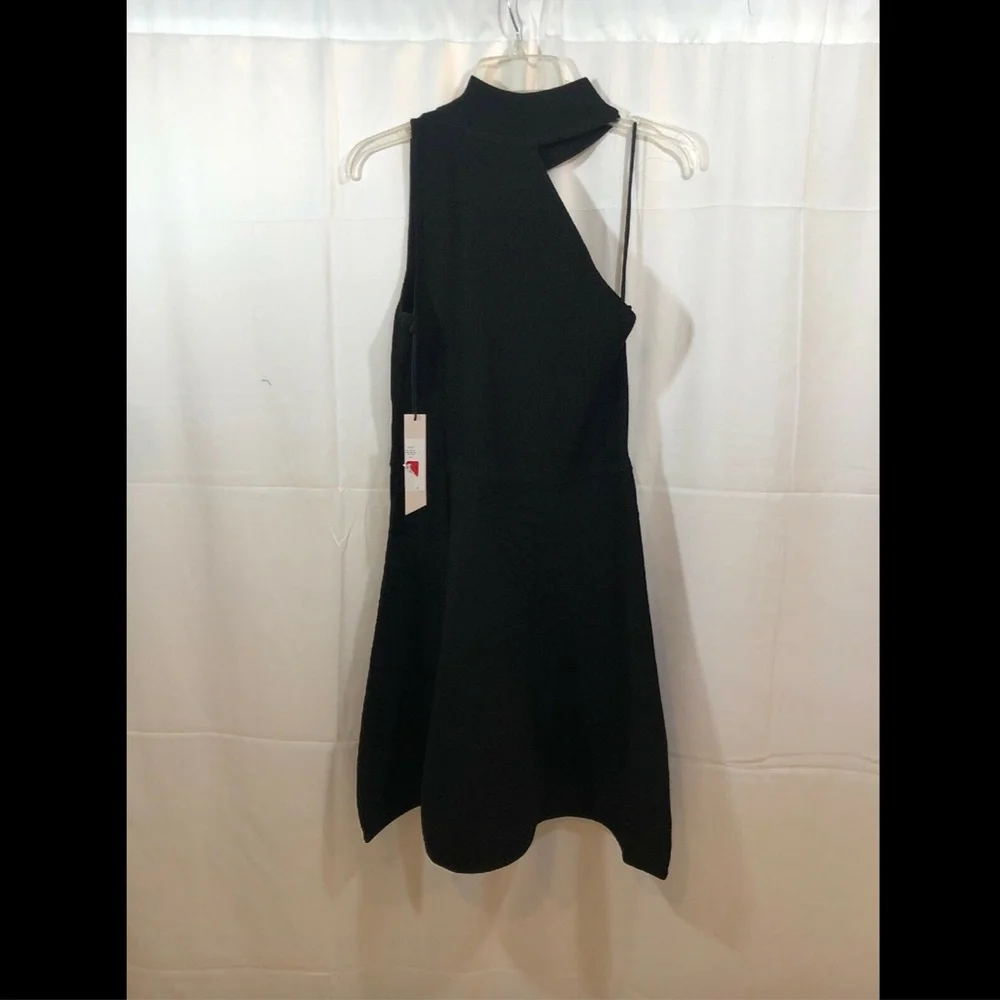 NW! $995 Cushnie‎ high neck asymmetric cutout dress
